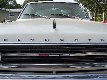 1967 Plymouth Satellite Close-Up View Of Front End